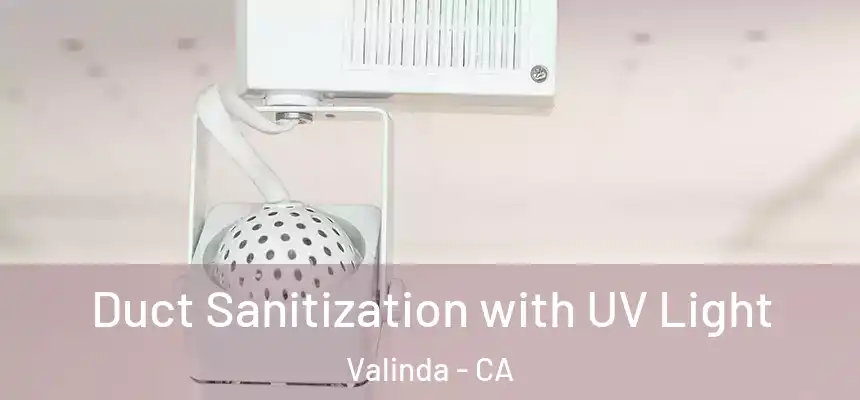  Duct Sanitization with UV Light Valinda - CA